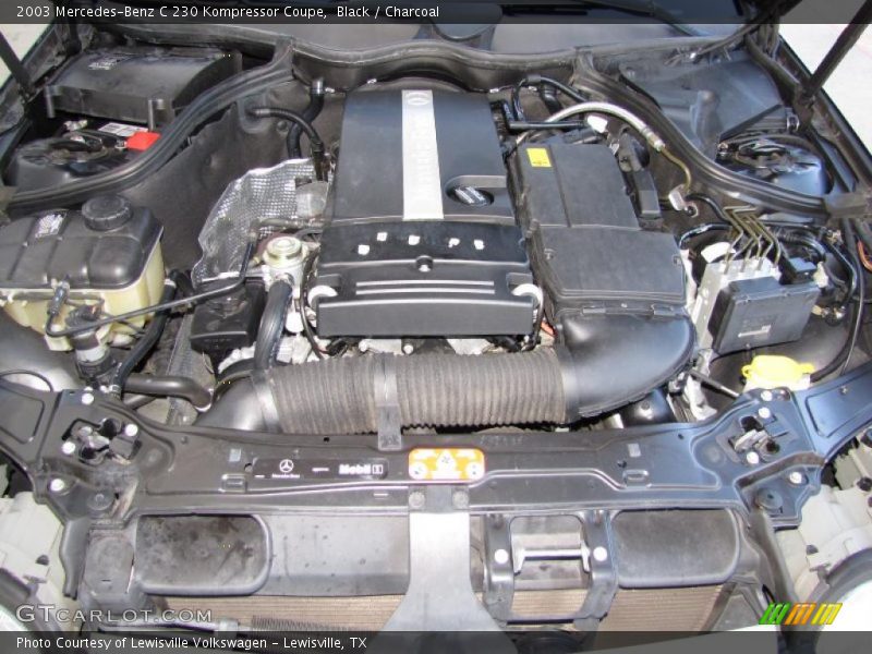 Black / Charcoal 2003 Mercedes-Benz C 230 Kompressor Coupe