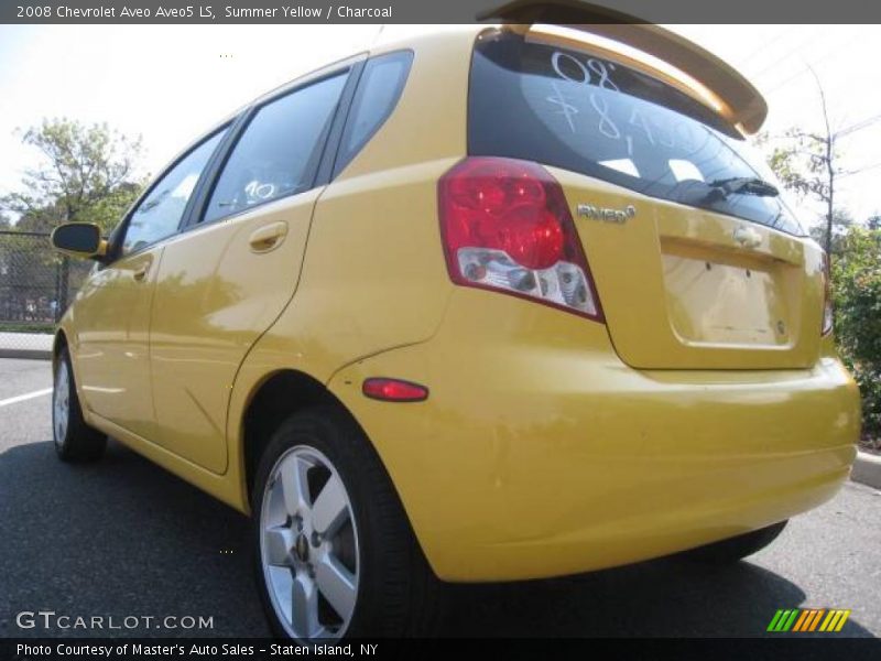 Summer Yellow / Charcoal 2008 Chevrolet Aveo Aveo5 LS