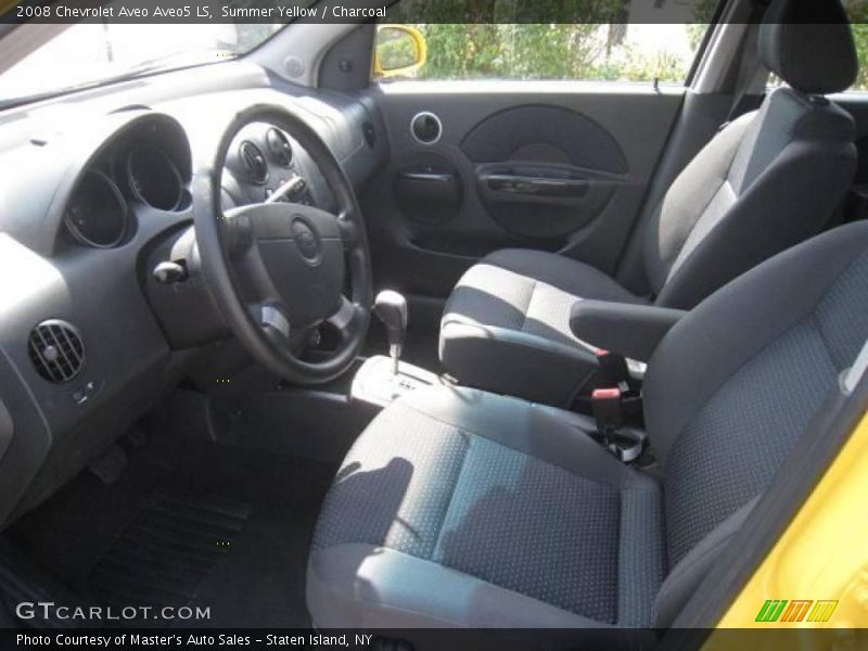 Summer Yellow / Charcoal 2008 Chevrolet Aveo Aveo5 LS