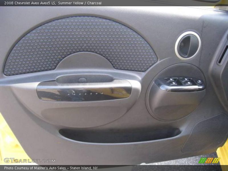 Summer Yellow / Charcoal 2008 Chevrolet Aveo Aveo5 LS