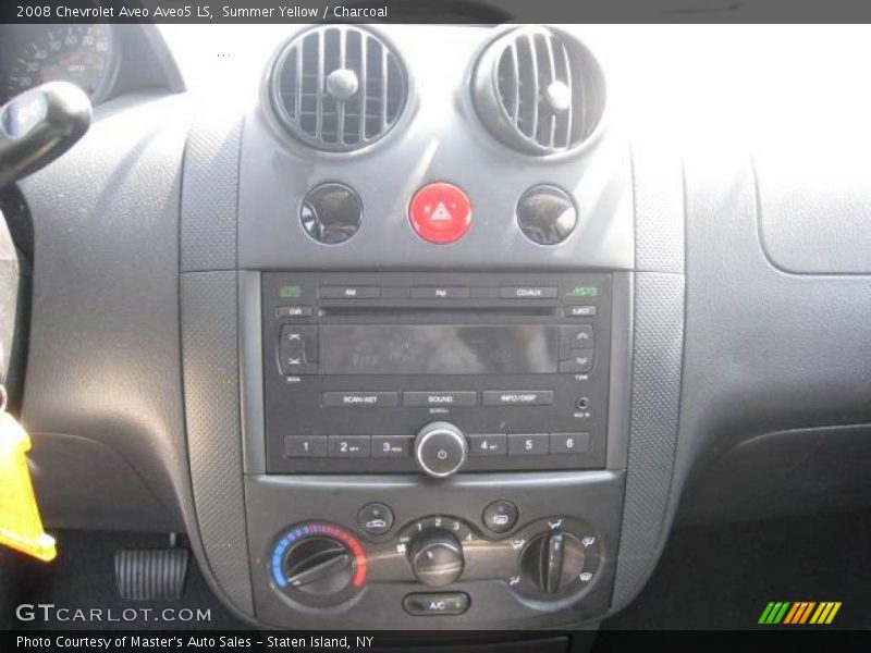 Summer Yellow / Charcoal 2008 Chevrolet Aveo Aveo5 LS
