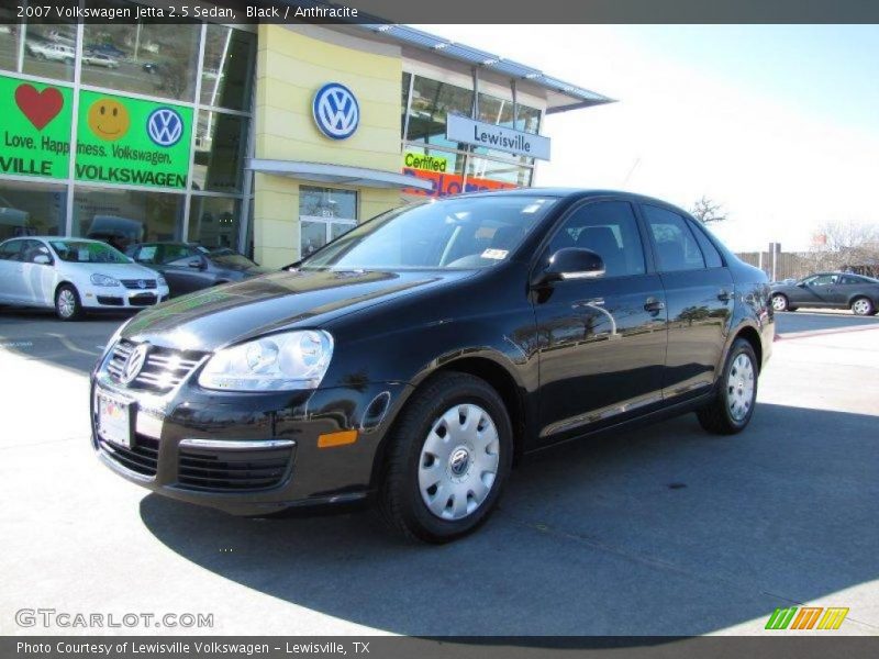 Black / Anthracite 2007 Volkswagen Jetta 2.5 Sedan
