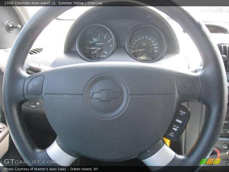 Summer Yellow / Charcoal 2008 Chevrolet Aveo Aveo5 LS