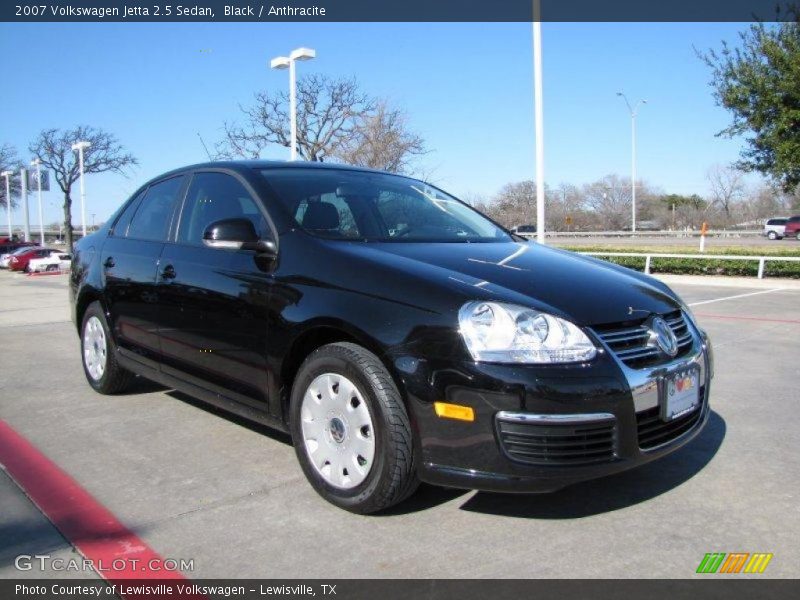 Black / Anthracite 2007 Volkswagen Jetta 2.5 Sedan