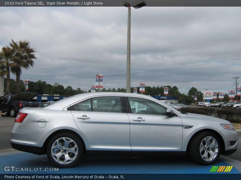 Ingot Silver Metallic / Light Stone 2010 Ford Taurus SEL
