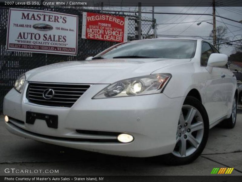 Crystal White / Cashmere 2007 Lexus ES 350