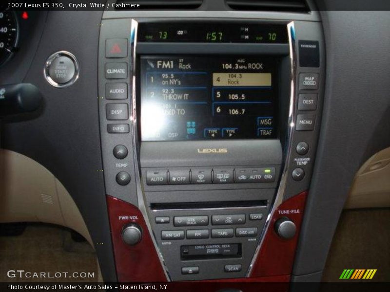 Crystal White / Cashmere 2007 Lexus ES 350