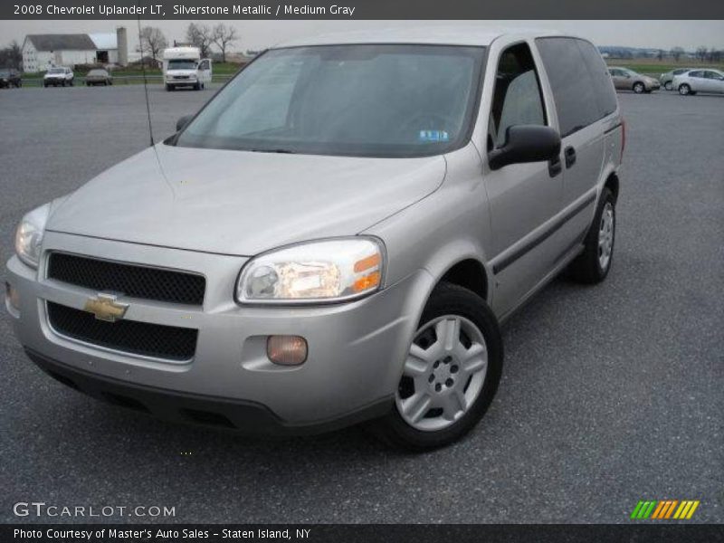 Silverstone Metallic / Medium Gray 2008 Chevrolet Uplander LT