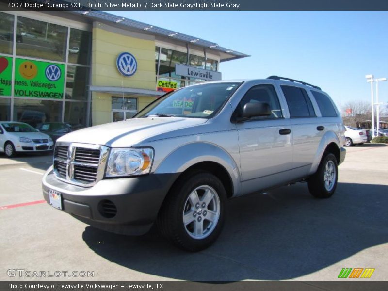 Bright Silver Metallic / Dark Slate Gray/Light Slate Gray 2007 Dodge Durango SXT