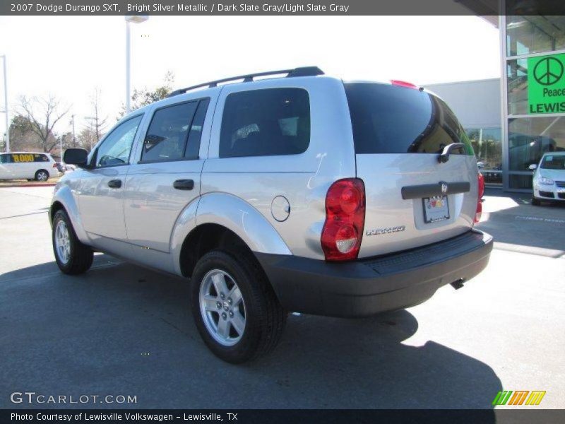 Bright Silver Metallic / Dark Slate Gray/Light Slate Gray 2007 Dodge Durango SXT