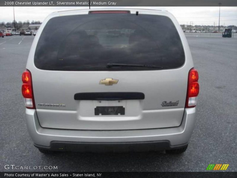 Silverstone Metallic / Medium Gray 2008 Chevrolet Uplander LT