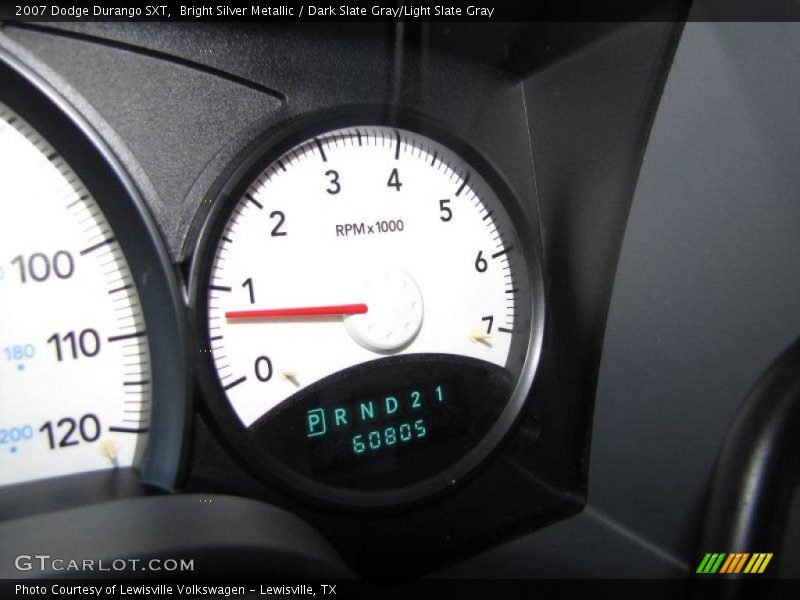 Bright Silver Metallic / Dark Slate Gray/Light Slate Gray 2007 Dodge Durango SXT