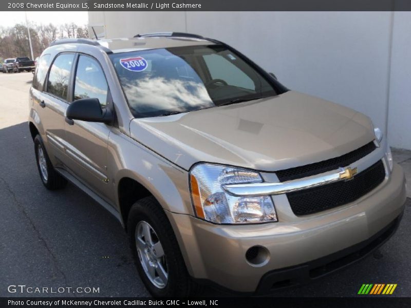 Sandstone Metallic / Light Cashmere 2008 Chevrolet Equinox LS