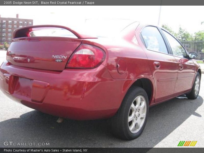 Blaze Red Crystal Pearlcoat / Taupe 2005 Dodge Neon SXT