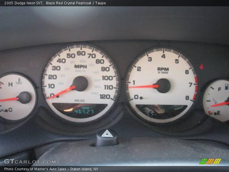 Blaze Red Crystal Pearlcoat / Taupe 2005 Dodge Neon SXT