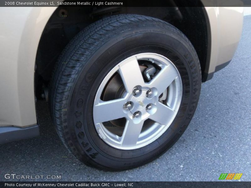 Sandstone Metallic / Light Cashmere 2008 Chevrolet Equinox LS