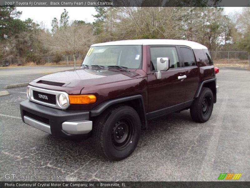 Black Cherry Pearl / Dark Charcoal 2007 Toyota FJ Cruiser