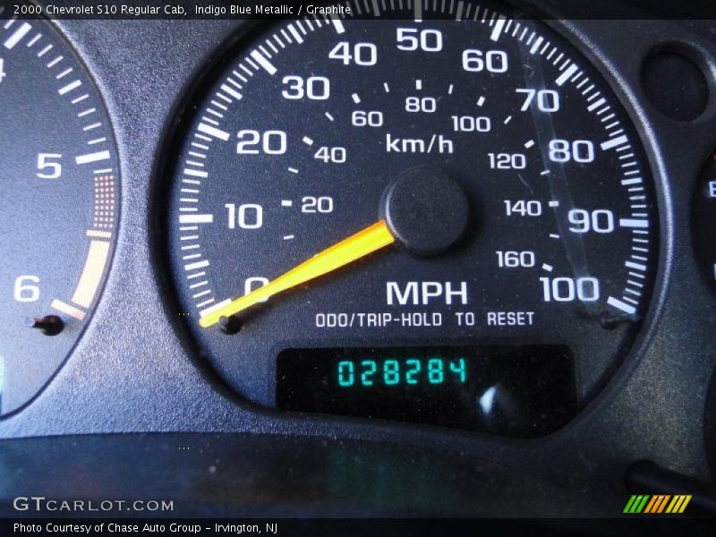 Indigo Blue Metallic / Graphite 2000 Chevrolet S10 Regular Cab