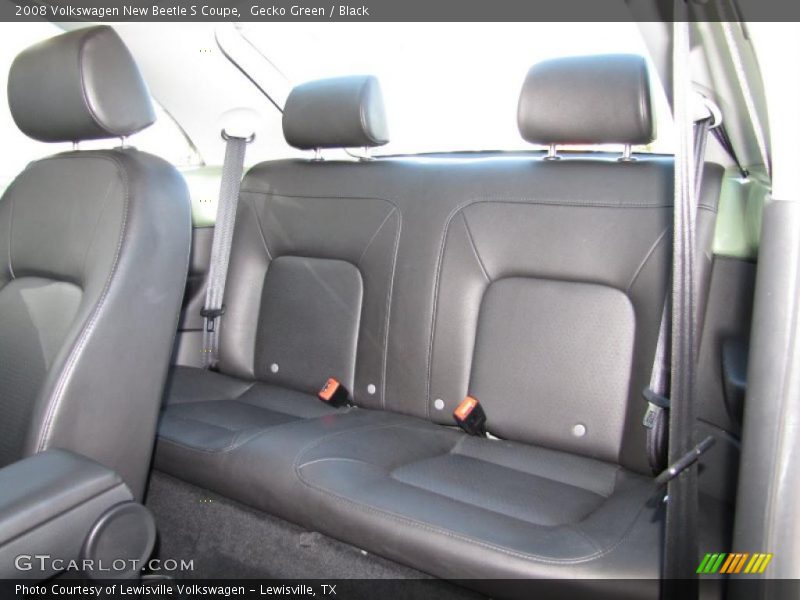 Gecko Green / Black 2008 Volkswagen New Beetle S Coupe