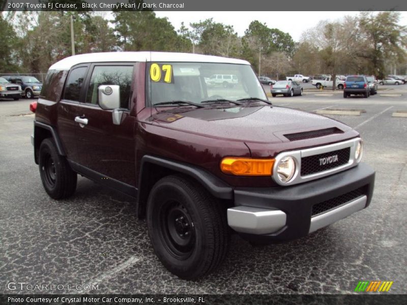 Black Cherry Pearl / Dark Charcoal 2007 Toyota FJ Cruiser