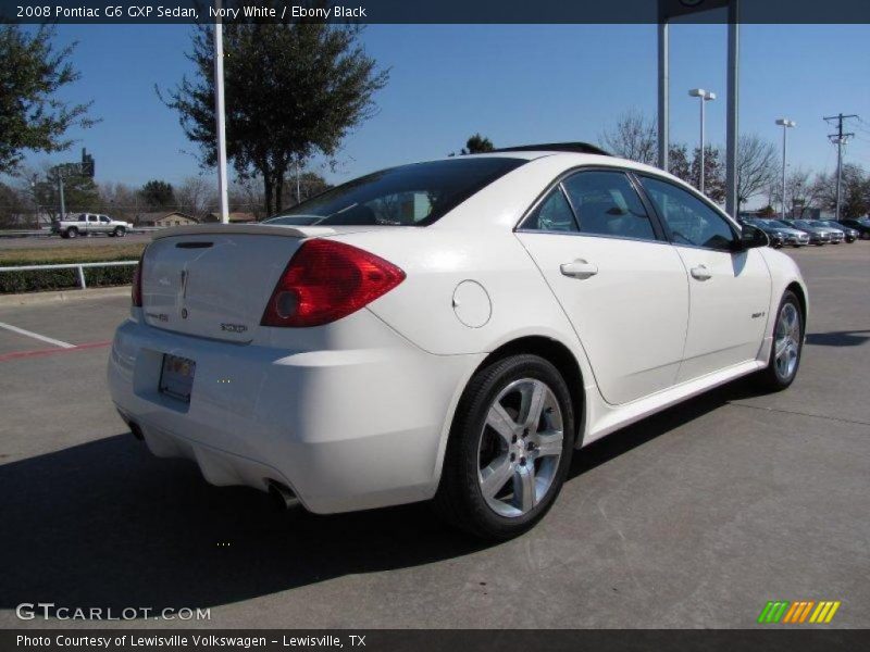 Ivory White / Ebony Black 2008 Pontiac G6 GXP Sedan
