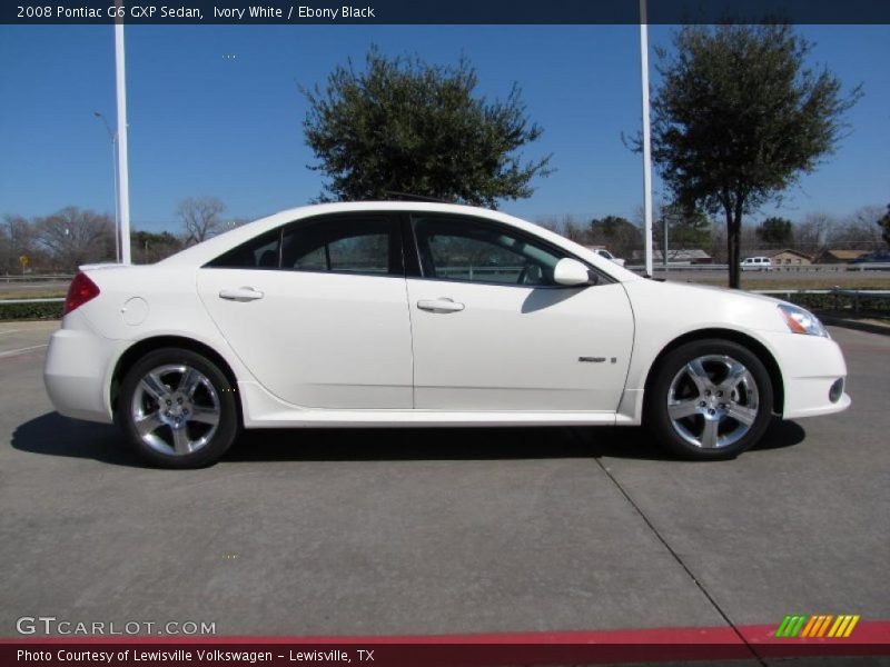Ivory White / Ebony Black 2008 Pontiac G6 GXP Sedan