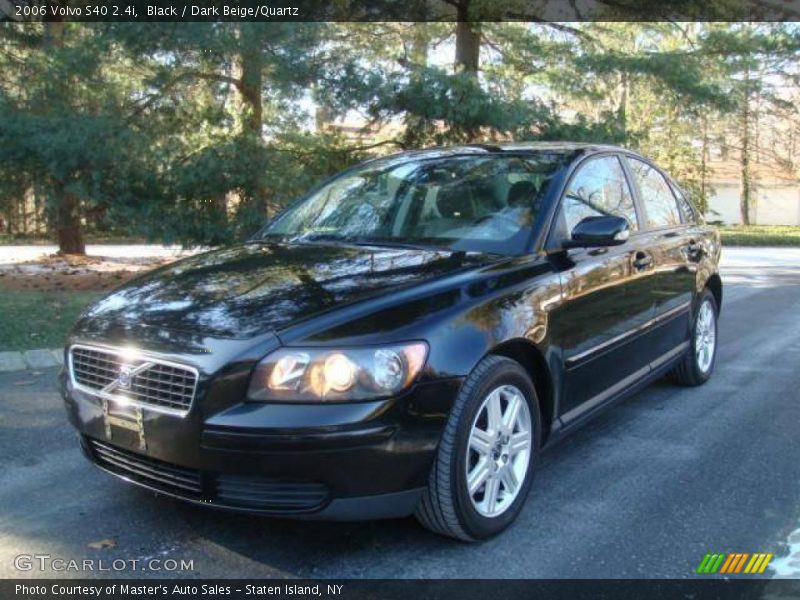 Black / Dark Beige/Quartz 2006 Volvo S40 2.4i