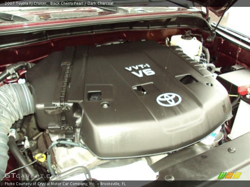 Black Cherry Pearl / Dark Charcoal 2007 Toyota FJ Cruiser
