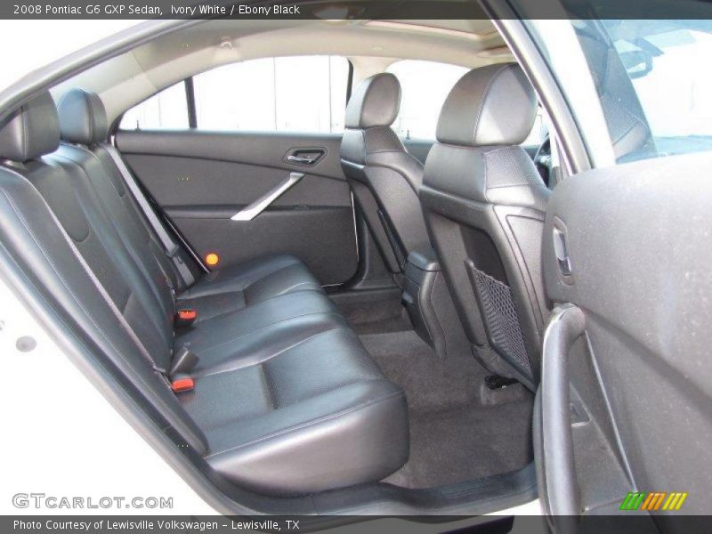 Ivory White / Ebony Black 2008 Pontiac G6 GXP Sedan