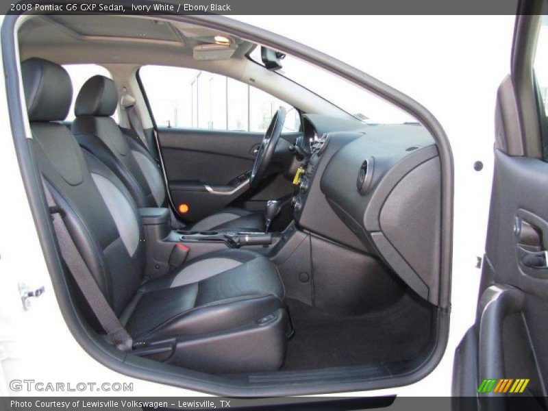Ivory White / Ebony Black 2008 Pontiac G6 GXP Sedan