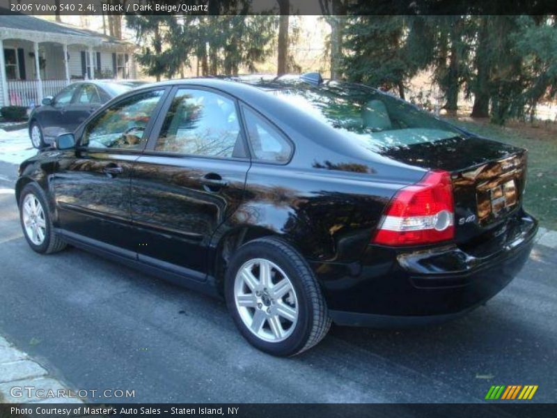 Black / Dark Beige/Quartz 2006 Volvo S40 2.4i