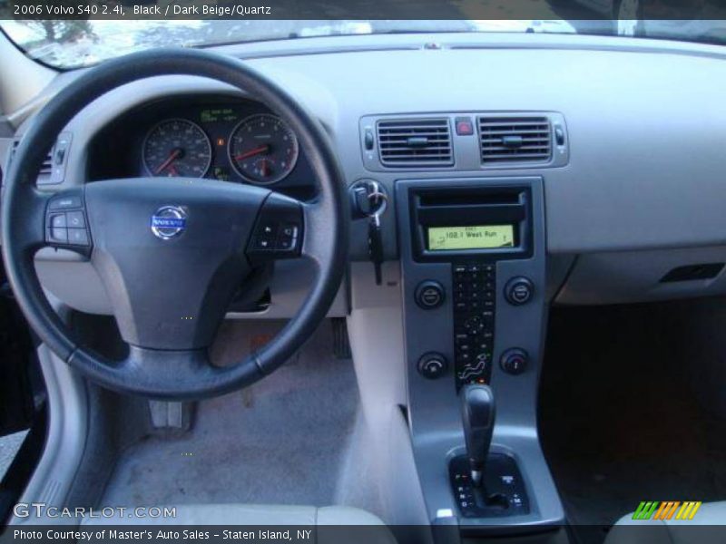 Black / Dark Beige/Quartz 2006 Volvo S40 2.4i