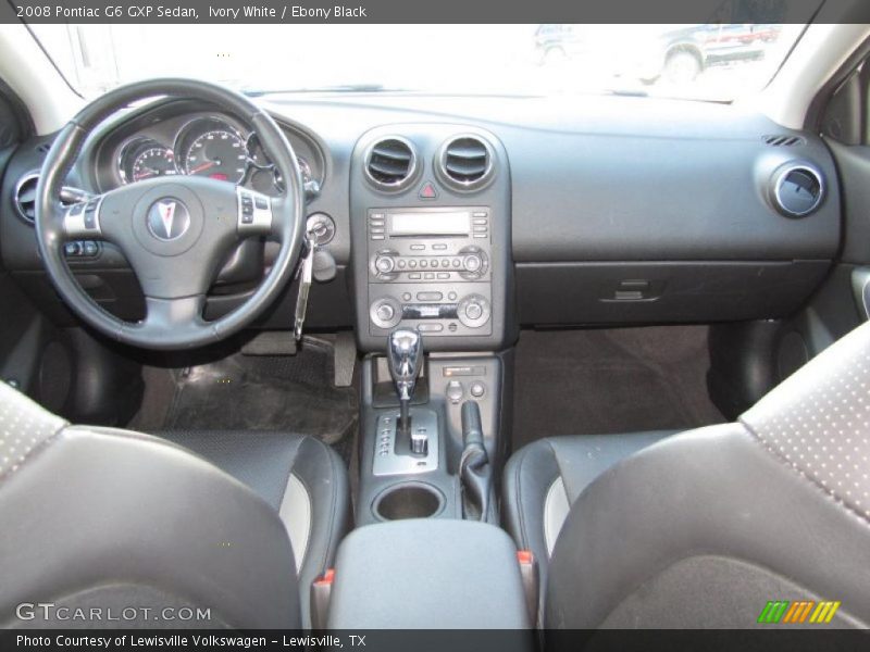 Ivory White / Ebony Black 2008 Pontiac G6 GXP Sedan