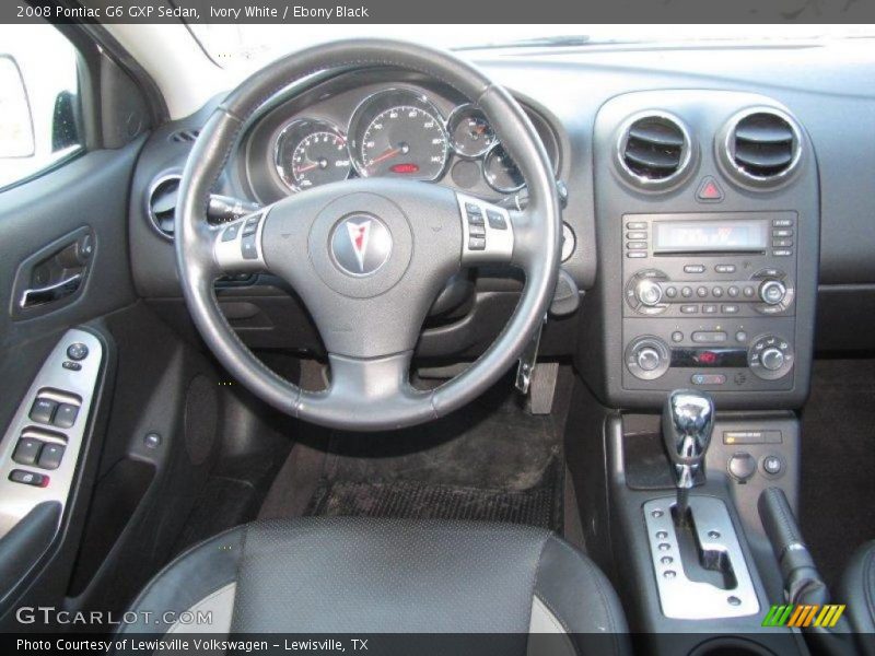 Ivory White / Ebony Black 2008 Pontiac G6 GXP Sedan