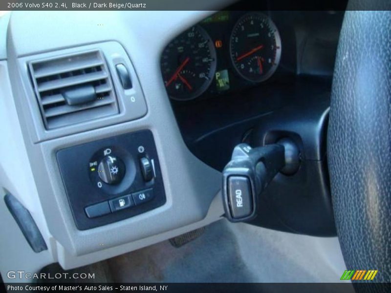 Black / Dark Beige/Quartz 2006 Volvo S40 2.4i