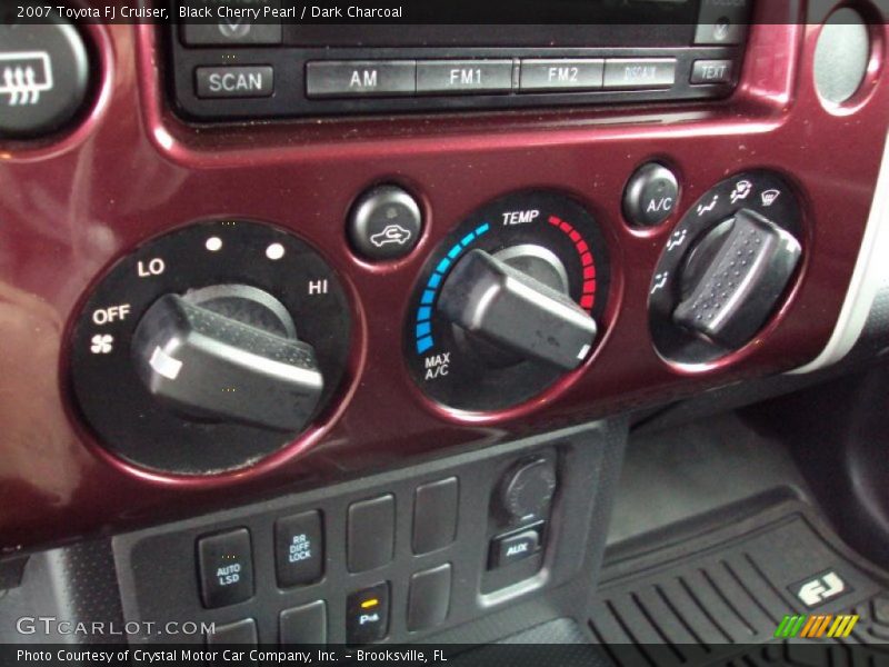 Black Cherry Pearl / Dark Charcoal 2007 Toyota FJ Cruiser