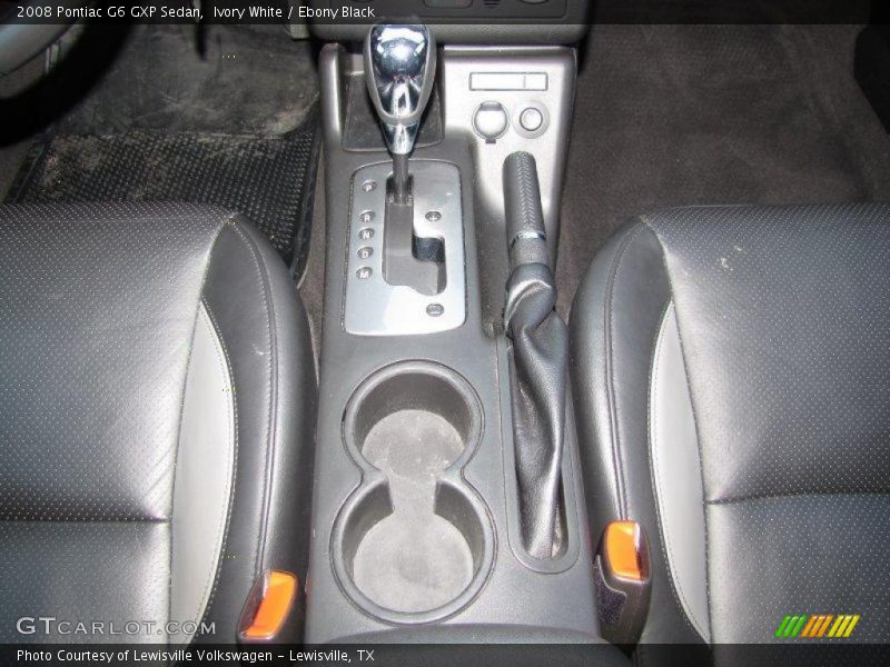 Ivory White / Ebony Black 2008 Pontiac G6 GXP Sedan