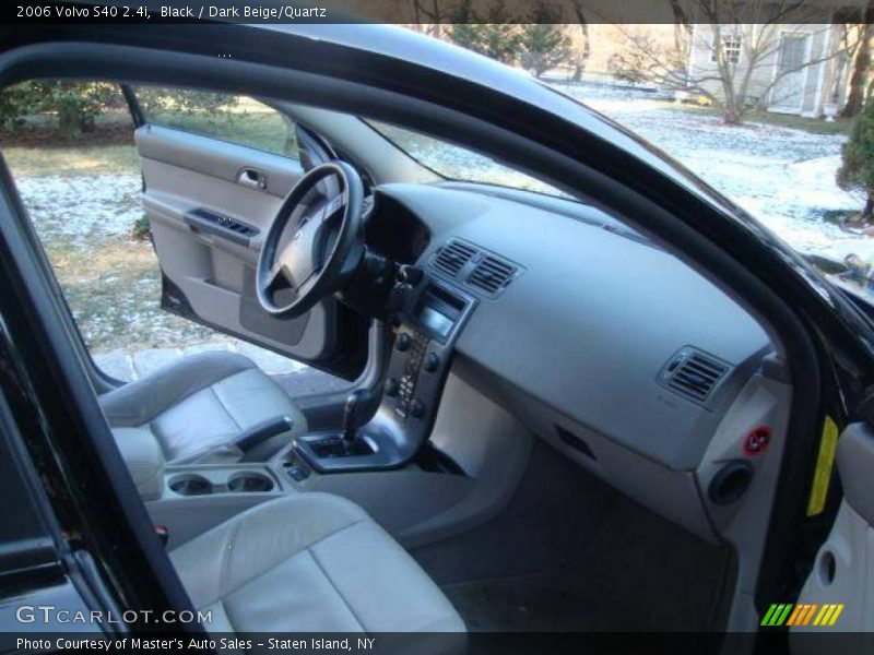Black / Dark Beige/Quartz 2006 Volvo S40 2.4i
