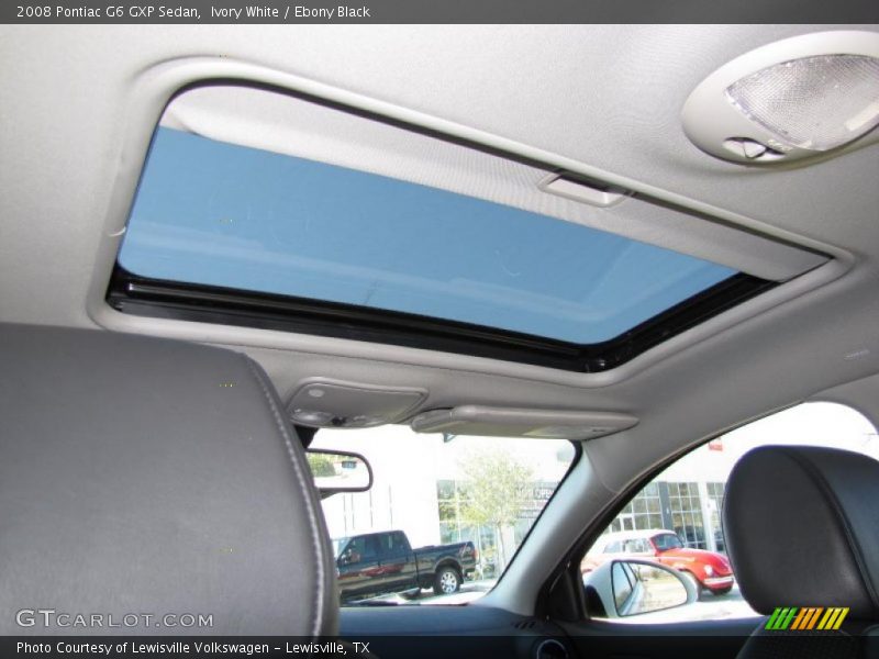 Ivory White / Ebony Black 2008 Pontiac G6 GXP Sedan