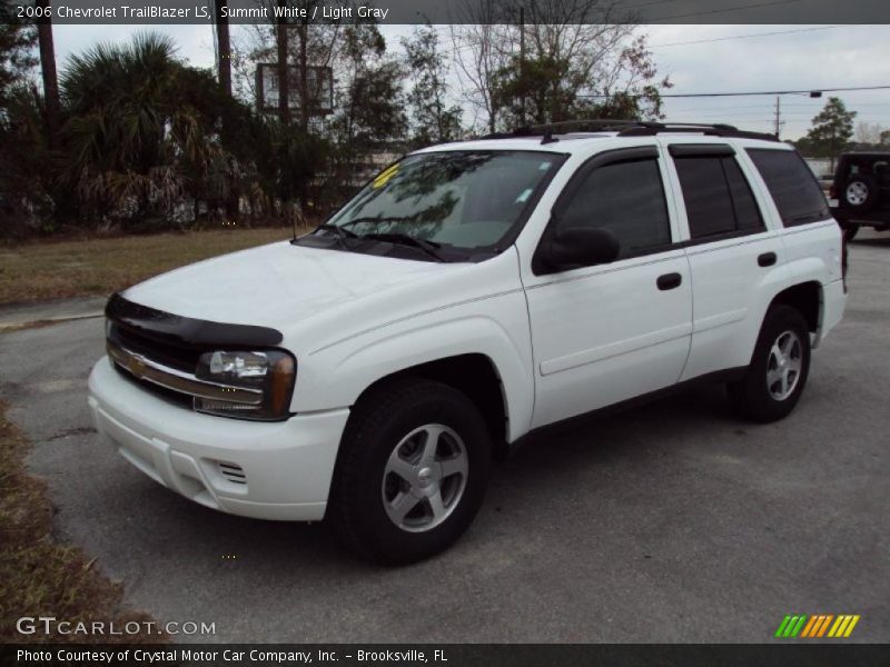 Summit White / Light Gray 2006 Chevrolet TrailBlazer LS