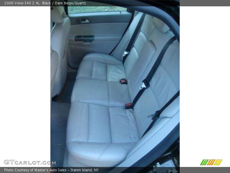 Black / Dark Beige/Quartz 2006 Volvo S40 2.4i