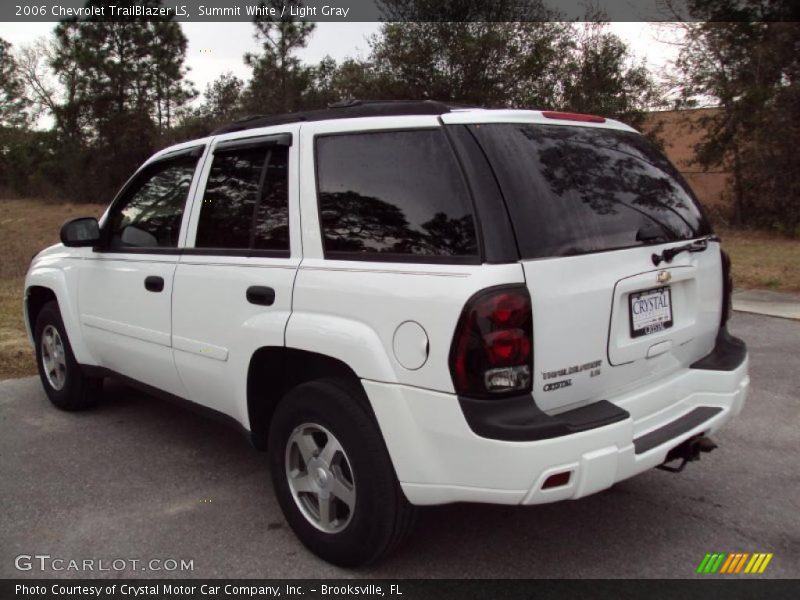 Summit White / Light Gray 2006 Chevrolet TrailBlazer LS