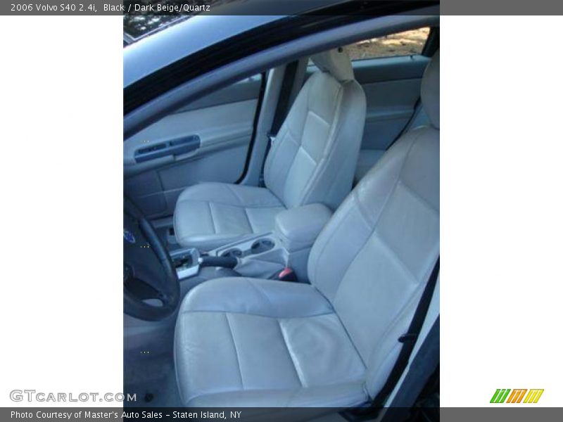 Black / Dark Beige/Quartz 2006 Volvo S40 2.4i