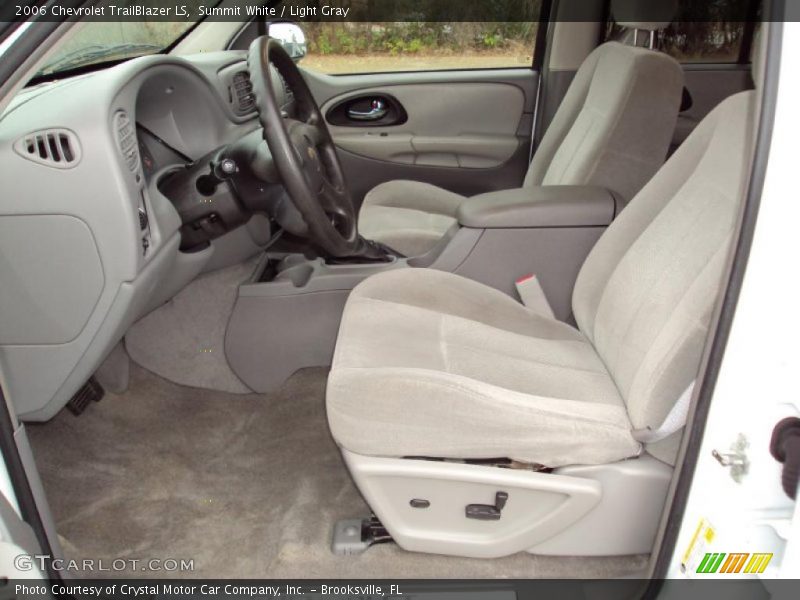 Summit White / Light Gray 2006 Chevrolet TrailBlazer LS