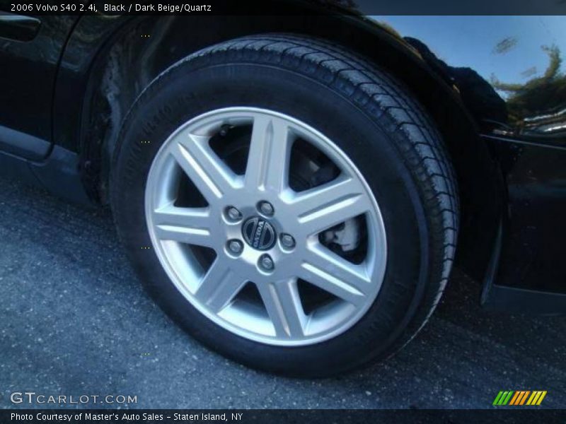 Black / Dark Beige/Quartz 2006 Volvo S40 2.4i