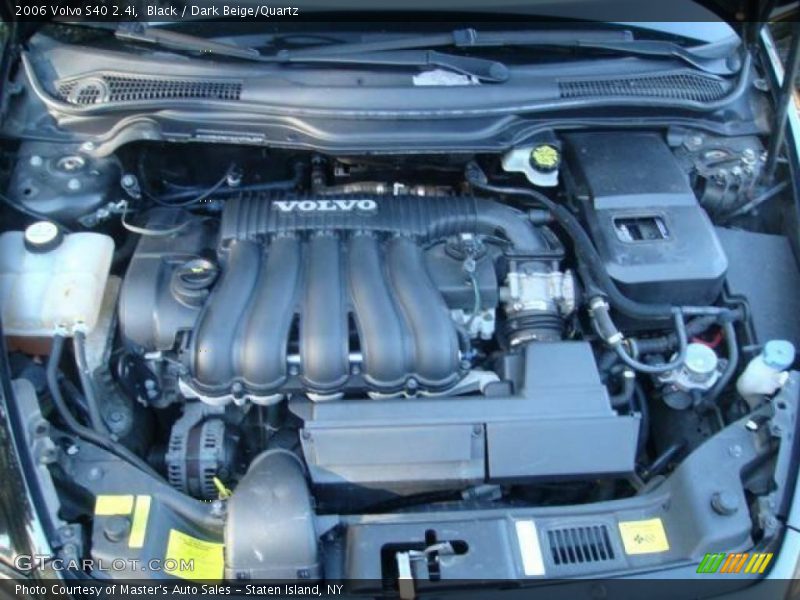 Black / Dark Beige/Quartz 2006 Volvo S40 2.4i