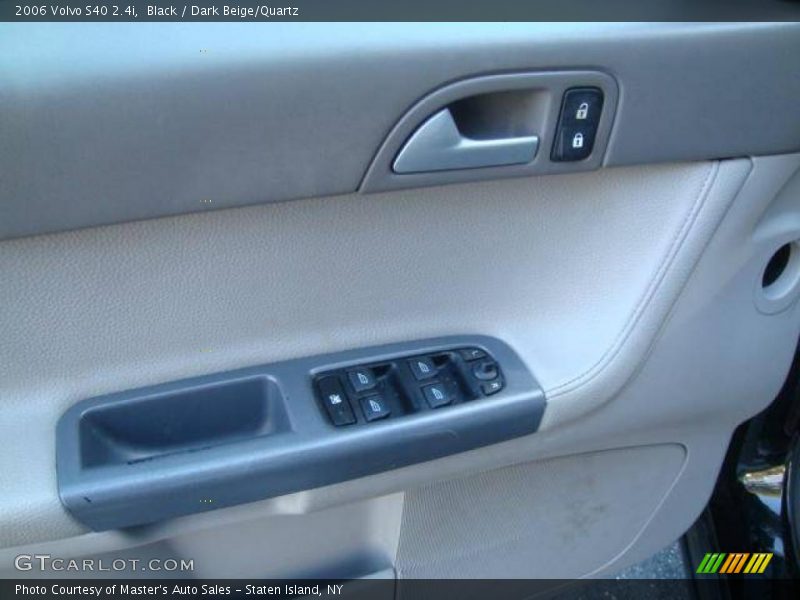 Black / Dark Beige/Quartz 2006 Volvo S40 2.4i