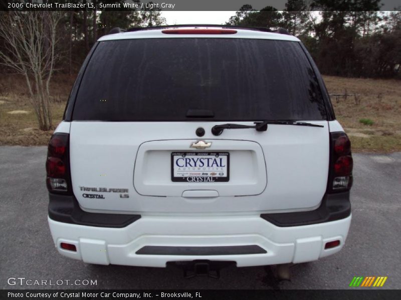 Summit White / Light Gray 2006 Chevrolet TrailBlazer LS