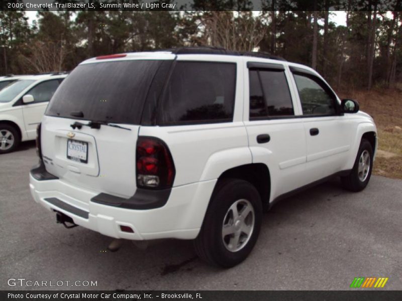 Summit White / Light Gray 2006 Chevrolet TrailBlazer LS