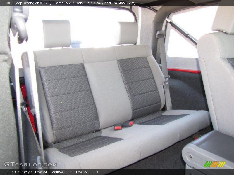 Flame Red / Dark Slate Gray/Medium Slate Gray 2009 Jeep Wrangler X 4x4